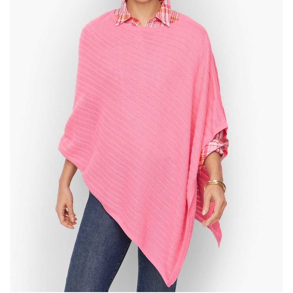 Talbots XS/S Asymmetrical Poncho